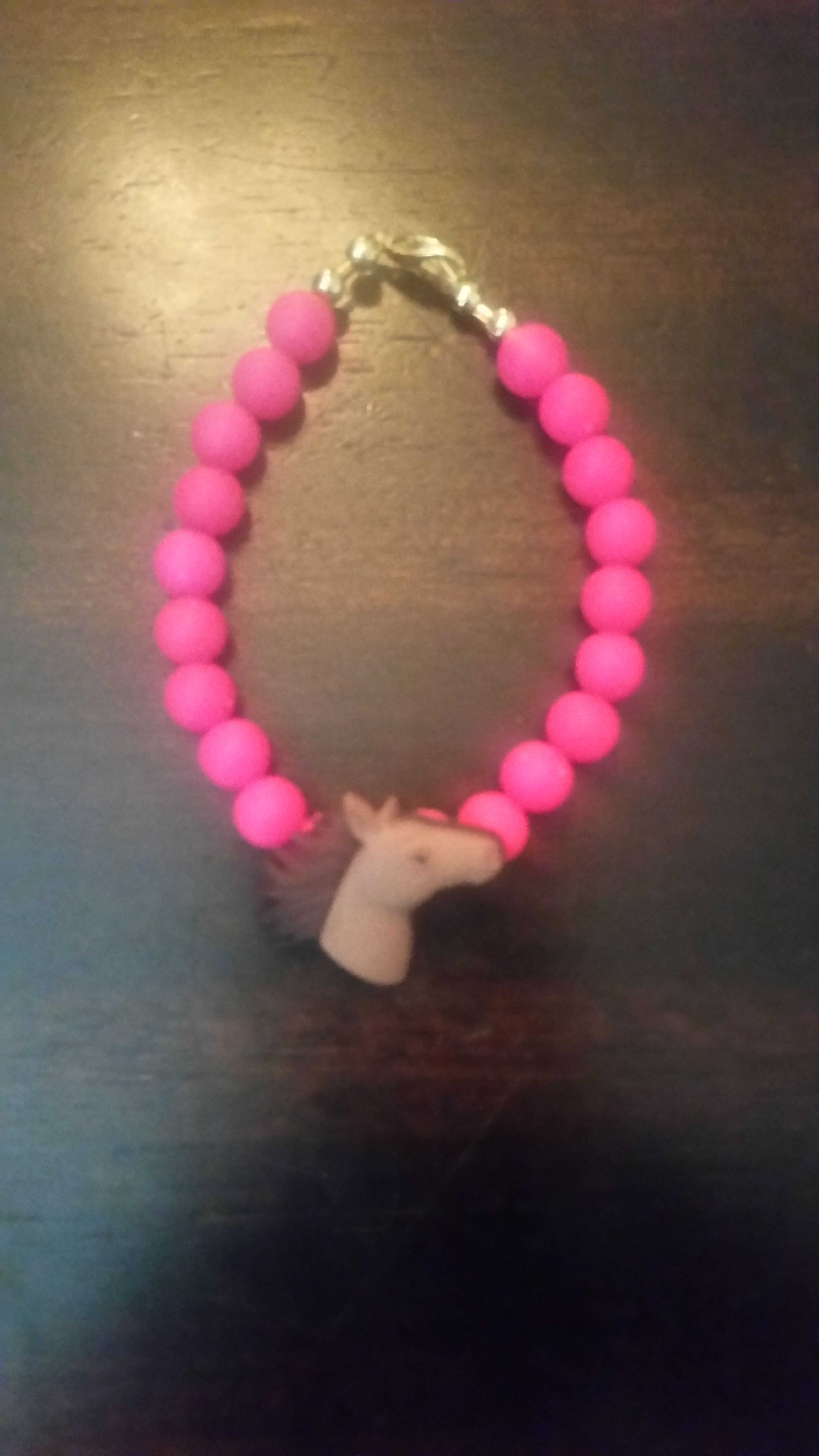 Custom Bracelet with horse charm