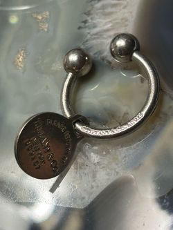 Sterling Silver Tiffany & Co Key Chain