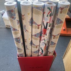 Christmas Wrapping Paper Set Of 24 Rolls 