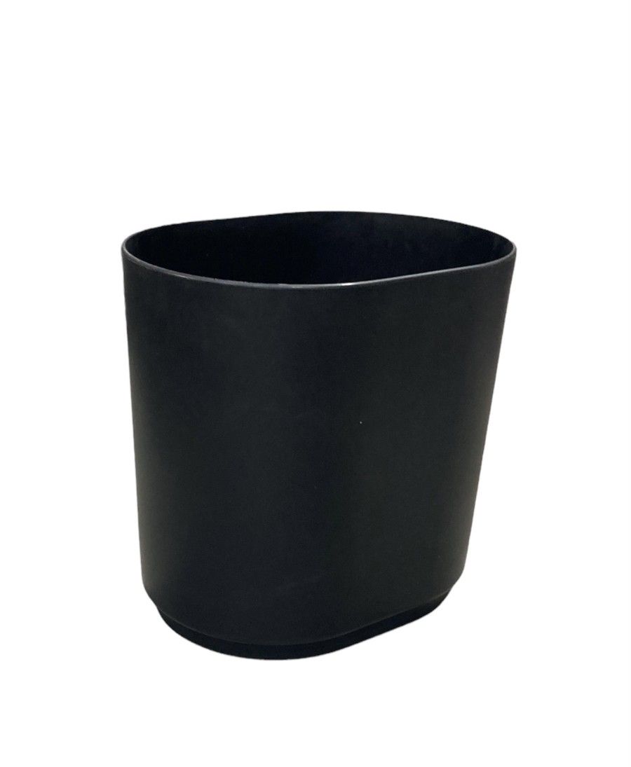Office Furniture Black Office Trash Can Dispenser