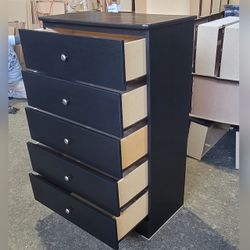Five drawers dresser with rails / 5 drawers dresser with rails