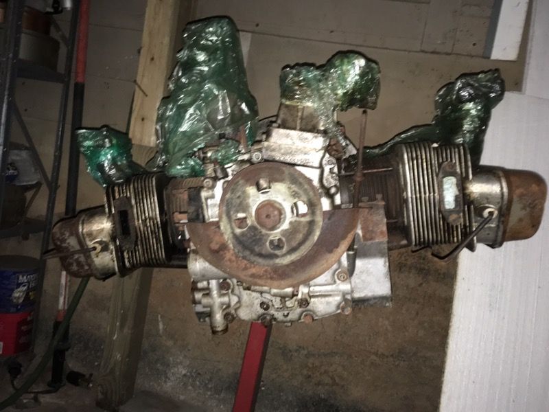 1959 porche 356 rebuilt engine.