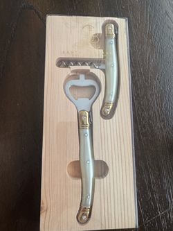 Corkscrew Set in Wood Tray