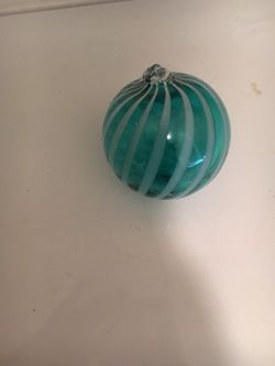 Hand blown glass ball