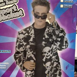New, Men’s Skeleton Jacket Size XL