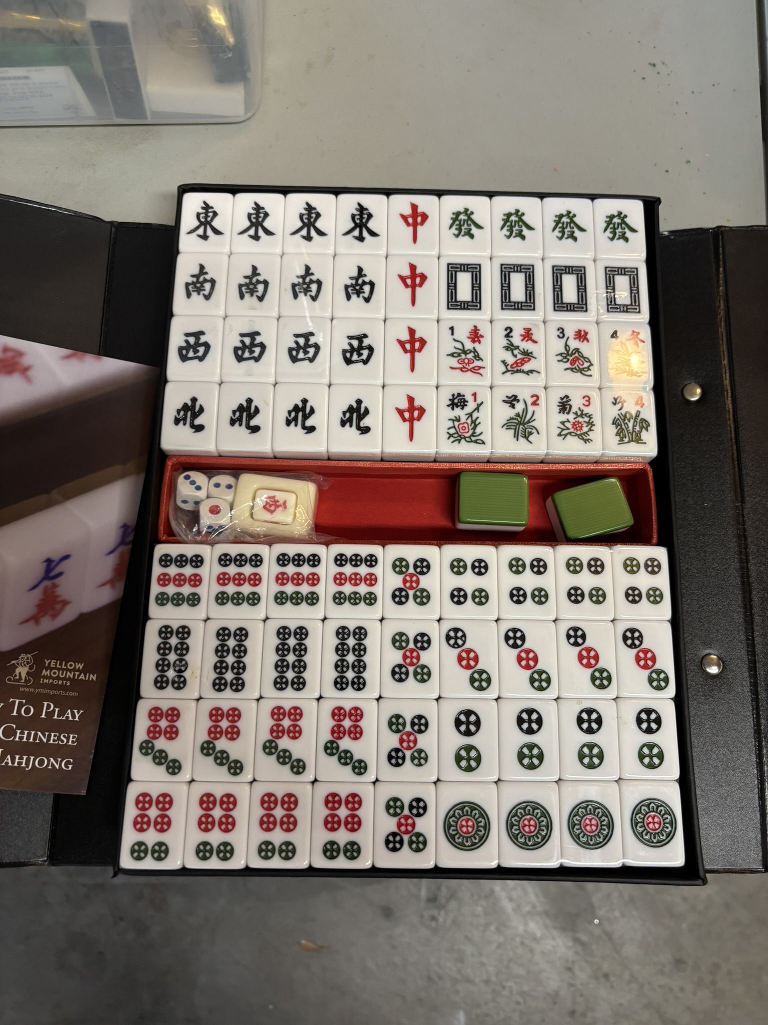 Chinese Mahjong Game Set,