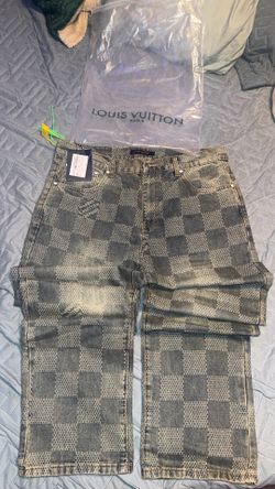 LV blue denim
