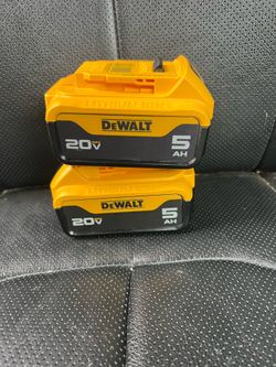 Dewalt 20v 5.0ah batteries
