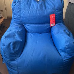 Blue Boys Bean Bag Chair 