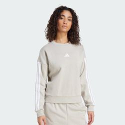 adidas women Essentials 3-Stripes Fleece Sweatshirt size M