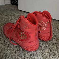 JB1 Red Wrestling Shoes