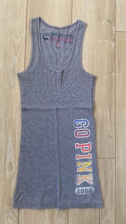 Victoria's Secret Gray Ribbed Tank Top