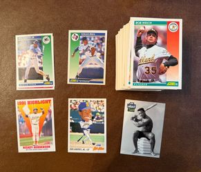 1992 SCORE BASEBALL SERIES 1  COMPLETE SET 1-442 Nolan Ryan Ken Griffey x2 mint condition