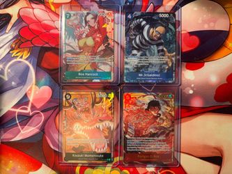One Piece TCG Rare Card Lot of 4