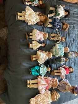 Vintage porcelain dolls
