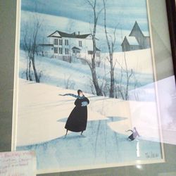 "Skating Dreams"By P.Buckley Moss