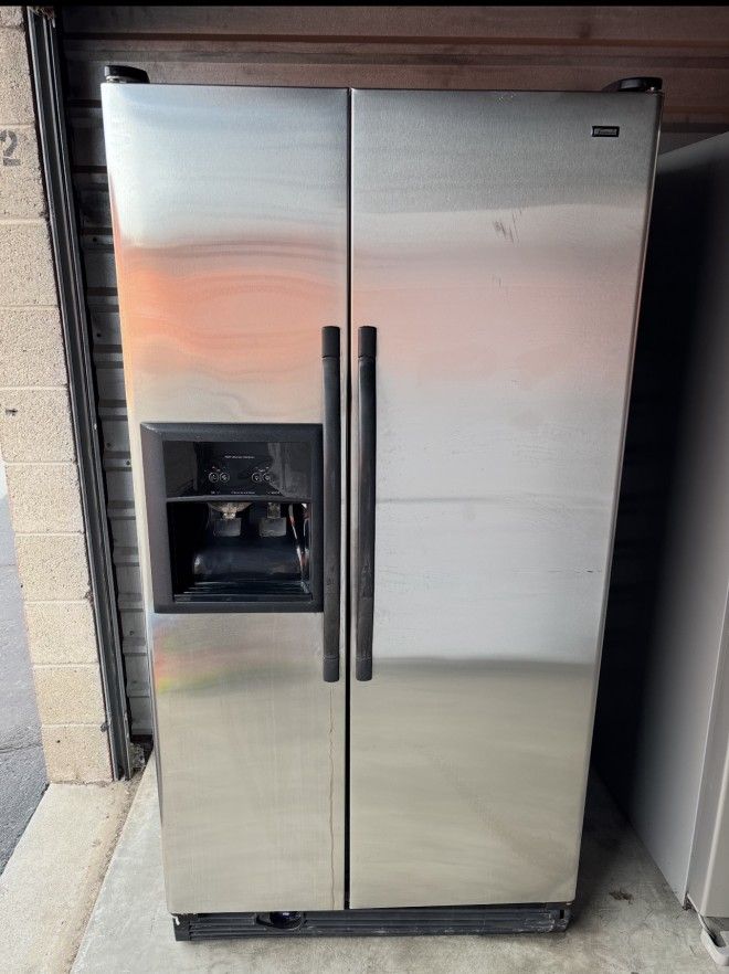 Kenmore Stainless Steel Refrigerator And Freezer