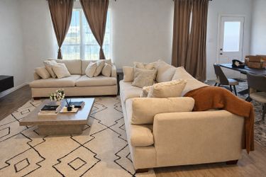 Modern Beige Sofa Set – Like New (2 Couches)