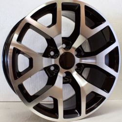 22” Honey Comb Gmc Wheel Black Machine 6x139.7