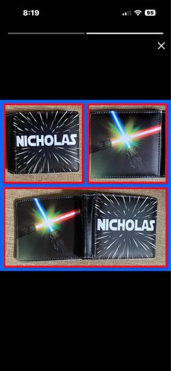 Lightsaber custom man wallet