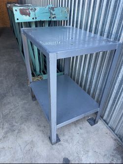 Heavy Duty Steel Work Table with Lower Shelf