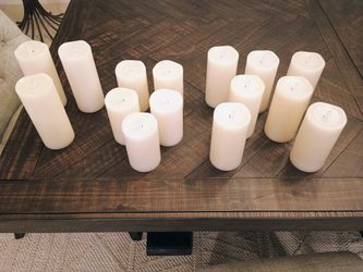 15 Wax Flameless Candles