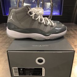 Air Jordan XI Retro Cool Grey Men Sz 9.5 Brand New 