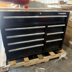 Standard Duty 42 in. 8-Drawer Gloss Black Rolling Tool Cabinet