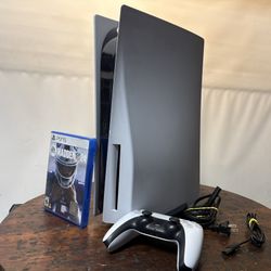 Ps5 Disc Version PlayStation 5 1 Controller All Cables 