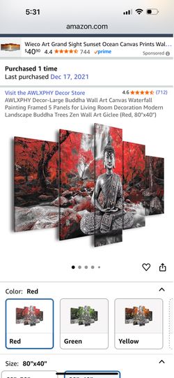Buddha Canvas Wall Art