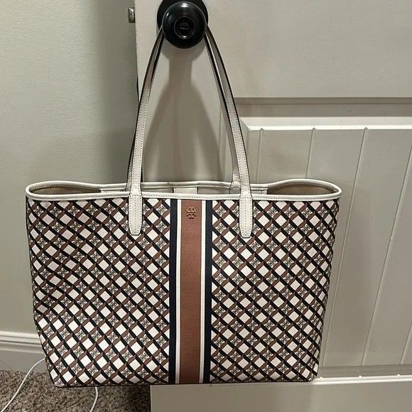 Tory Burch Geo Print Tote Bag
