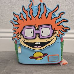 Loungefly Chuckie Cosplay Mini Backpack With Removable Glasses