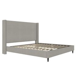 King Upholstered (Headboard ONLY) . Grey