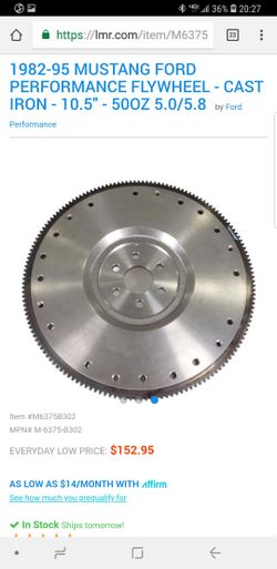 Foxbody mustang flywheel