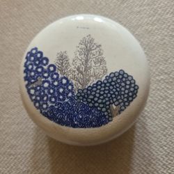 Vintage Blue/White Trinket Box