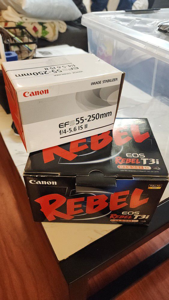 Canon T3i and 55-250mm Lens