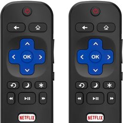Roku TV Replacement Remote Works with TCL, Hisense, Onn Roku TVs