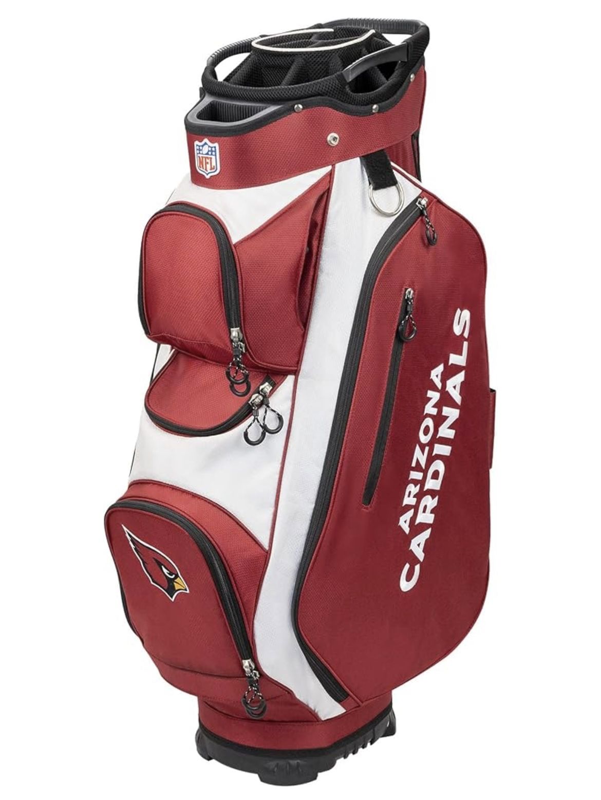 Golf Bag Brand New ARIZONA CARDINALS NFL 14 COMPARTMENT GOLF CART BAG Like Sun Mountain C130