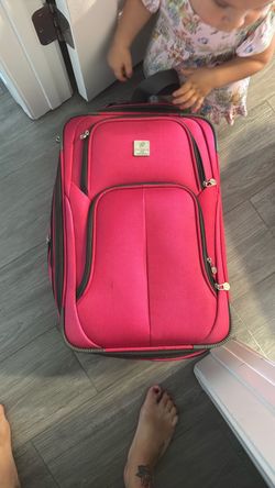 Caribbean Joe Pink Soft-Side Rolling Luggage