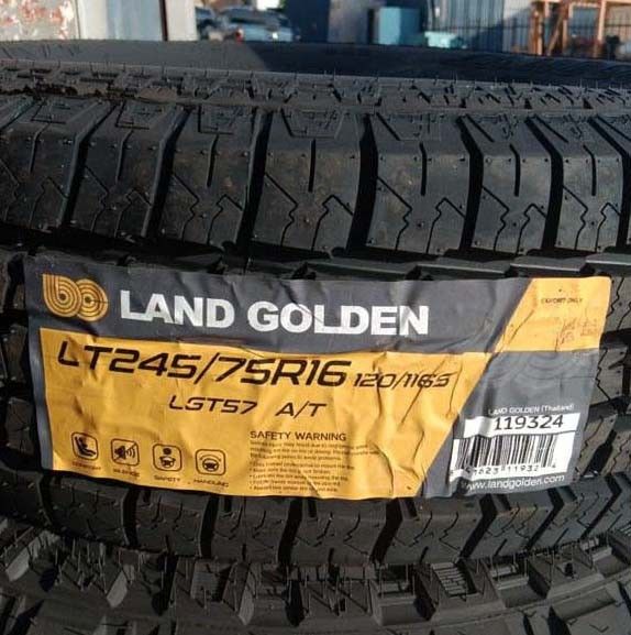 4 New Tires 245/75/16 Land Golden Tires