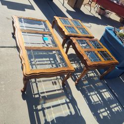 Coffee Table/ Two End Tables 
