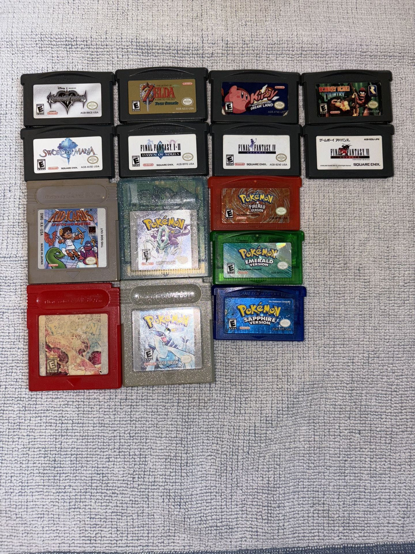 Gameboy and GBA Games