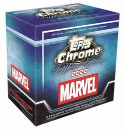 2026 topps chrome marvel sapphire boxes
