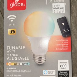 WiFi Tunable LED Lightbulb
