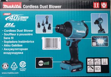 Makita High Speed Dust Blower XGT 40V Brushless Cordless (Tool Only)