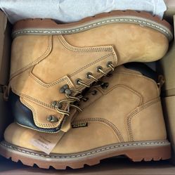 Men’s Waterproof Work Boots – Comfortable, Anti-Fatigue, Slip-Resistant Safety Shoes with Soft Toe