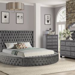Taner Upholstered Storage Set