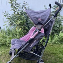Maclaren Quest Sport Stroller 2009 Charcoal Pink
