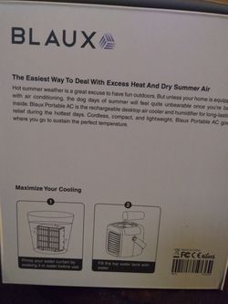 Blux portable personal AC unit/ humidifier Thumbnail