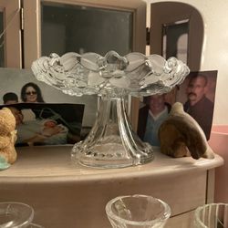 Small Crystal Candle Holder